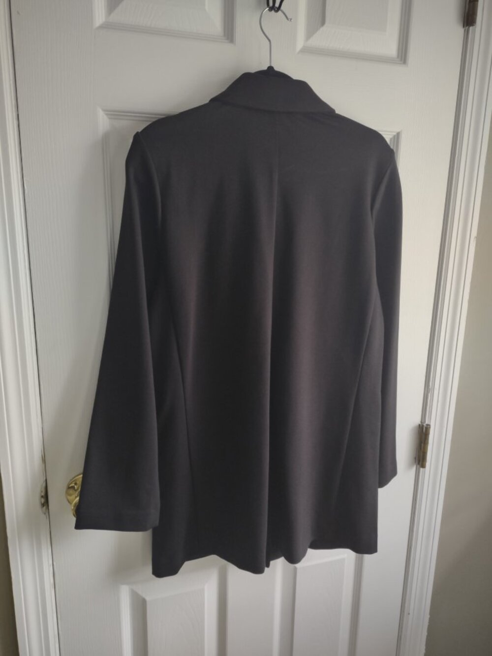 Black ponte stretch blazer - boyfriend jacket - NWT - size M - oversized - Picture 5 of 9